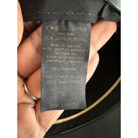 Rag & Bone Black Floppy Wool Fedora Hat Size 30/ L Stylish Chic - Picture 10 of 14